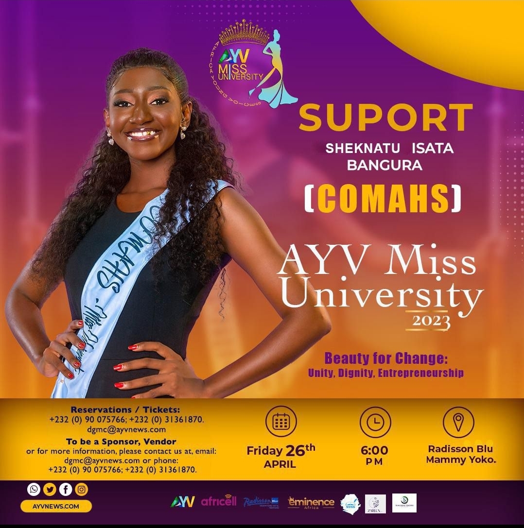 <strong>For Miss University… COMAHS Throws Unwavering Support for Sheknatu</strong>