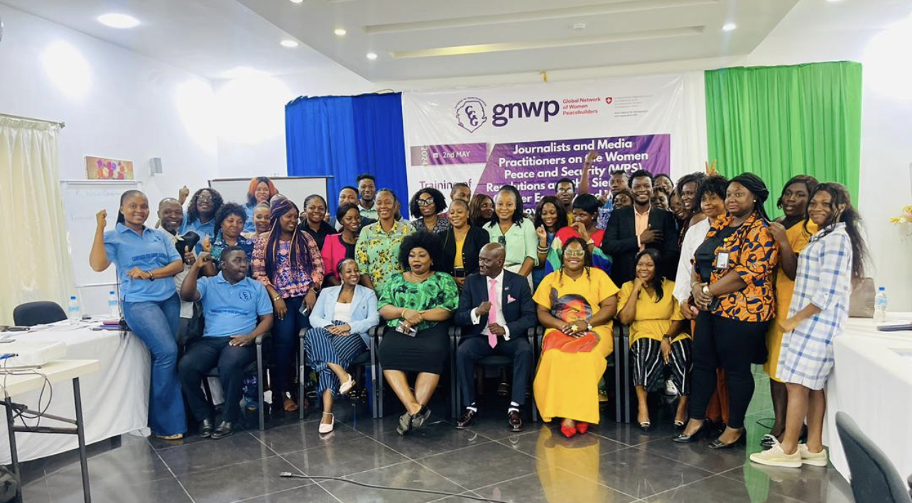 CGG Trains Journalists On Women Peace & Security Resolutions
