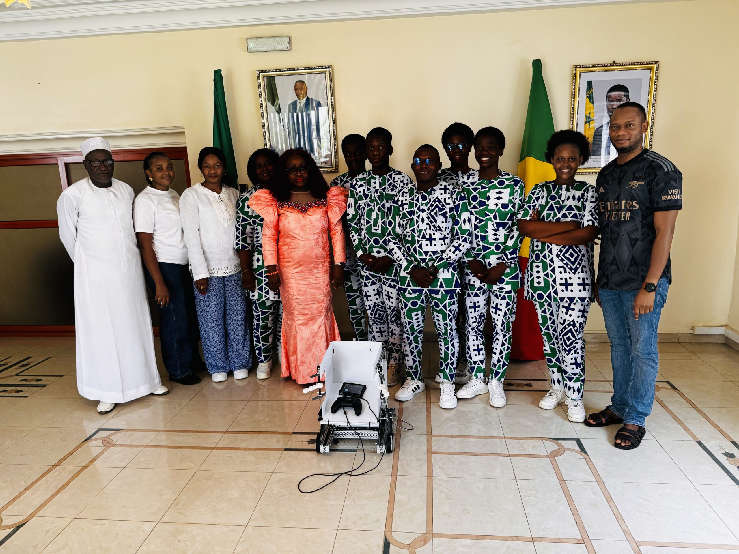 Sierra Leone Embassy In Dakar Bids Farewell To Team Robotic